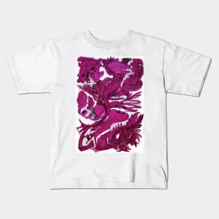 Organic Magenta Kids T-Shirt